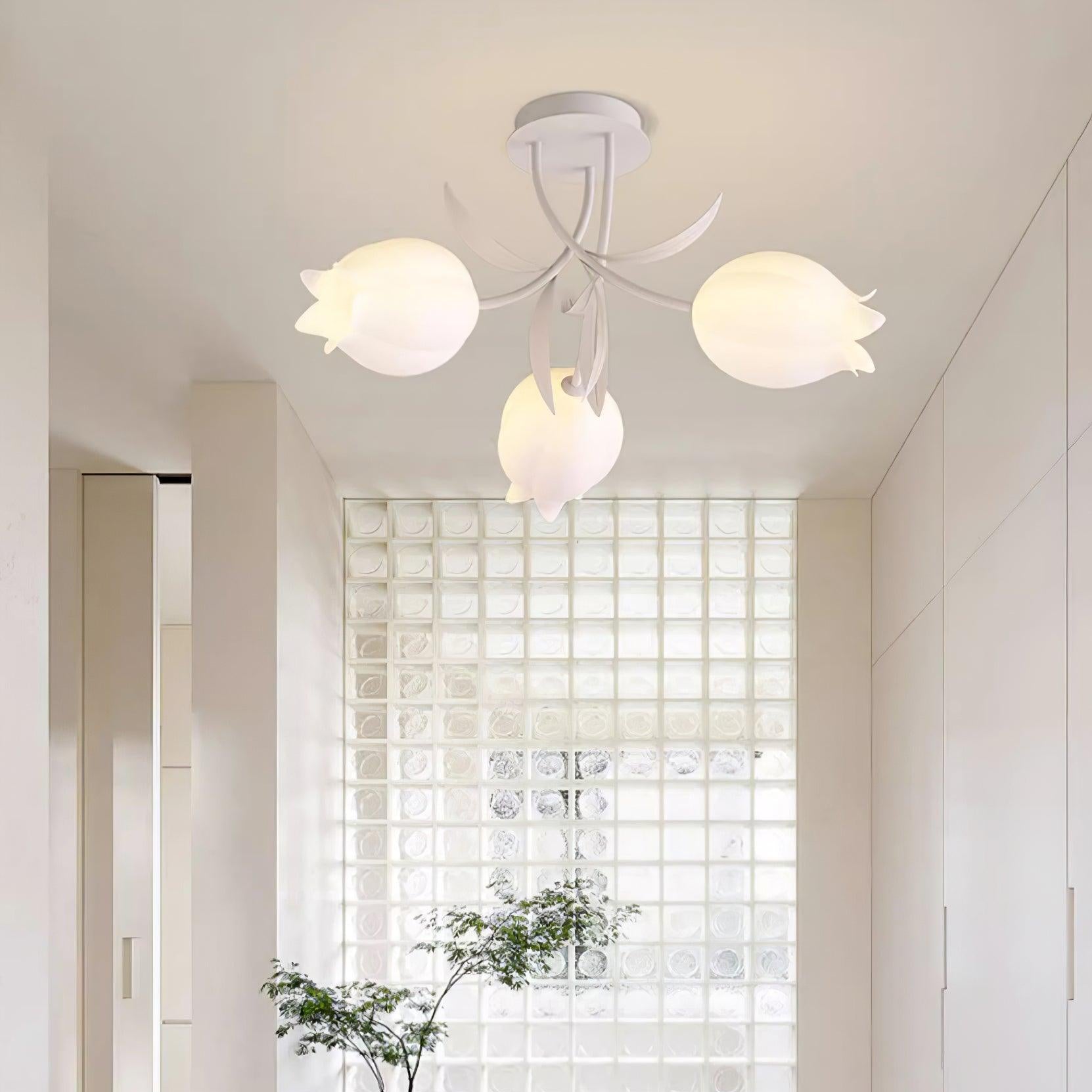 Deckenleuchte Blumen Mehrflammig, LED Deckenlampe Modern 3/9/12 Flammig