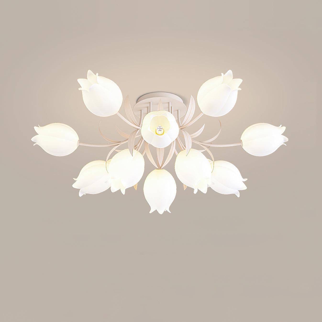 Deckenleuchte Blumen Mehrflammig, LED Deckenlampe Modern 3/9/12 Flammig