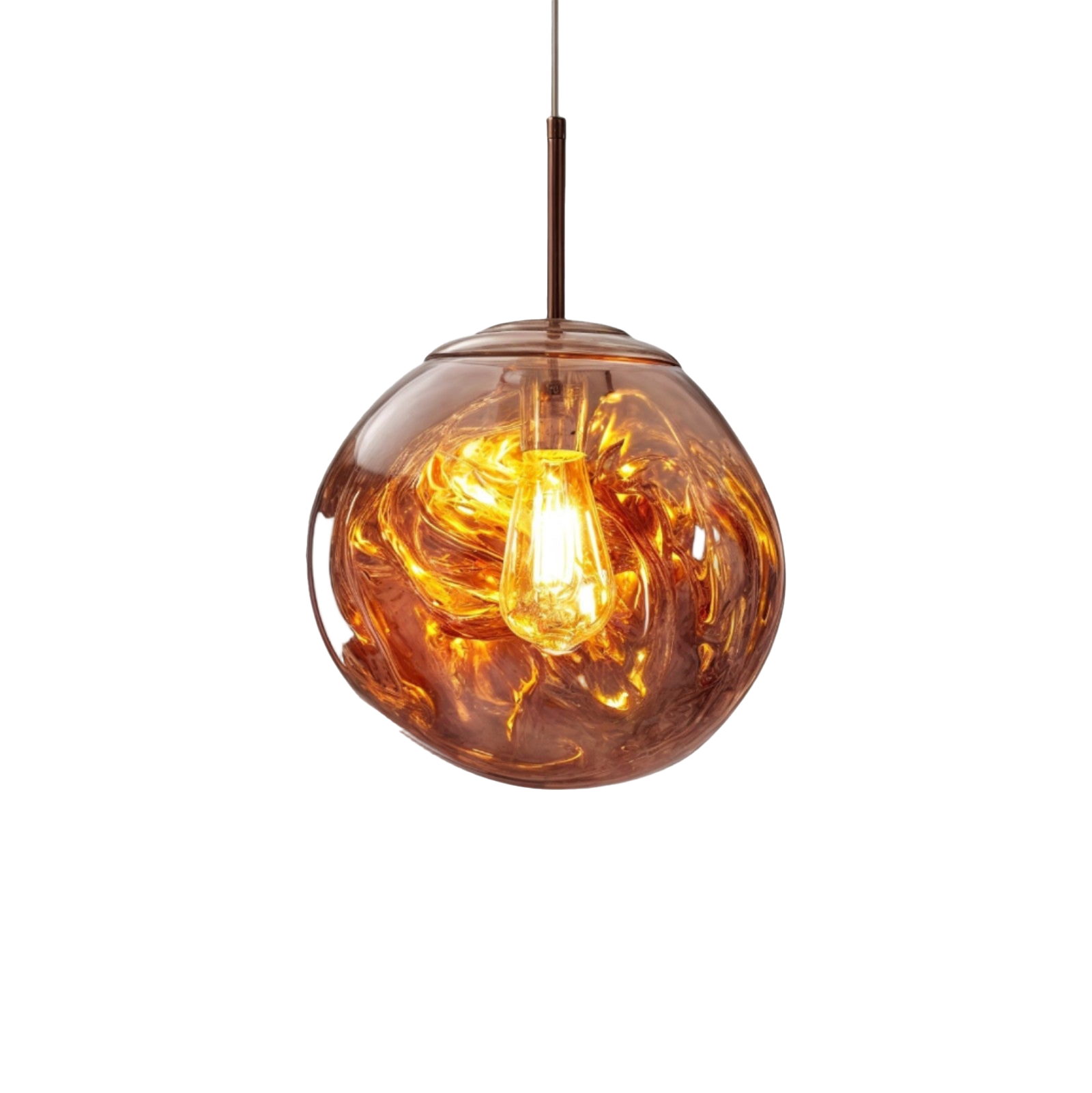 LED Pendelleuchte Acryl rund, Moderne Hängelampe farbig