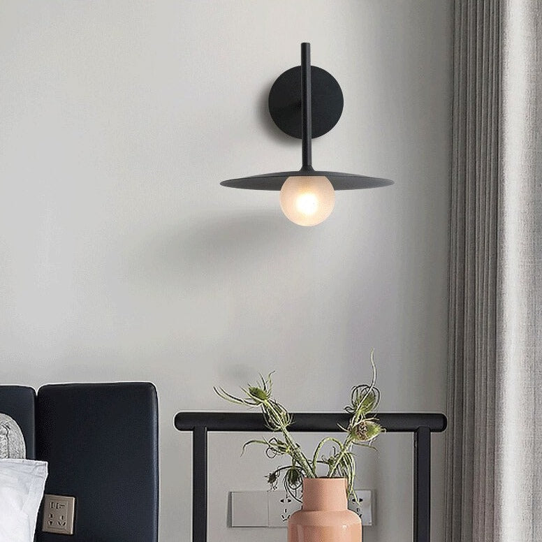 LED Wandleuchte verstellbar, Leselampe Wand schwarz grau weiß