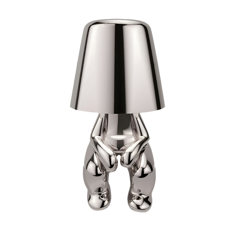 LED Figuren Tischlampe, Kabellos, Touch dimmbar, Modernes Design