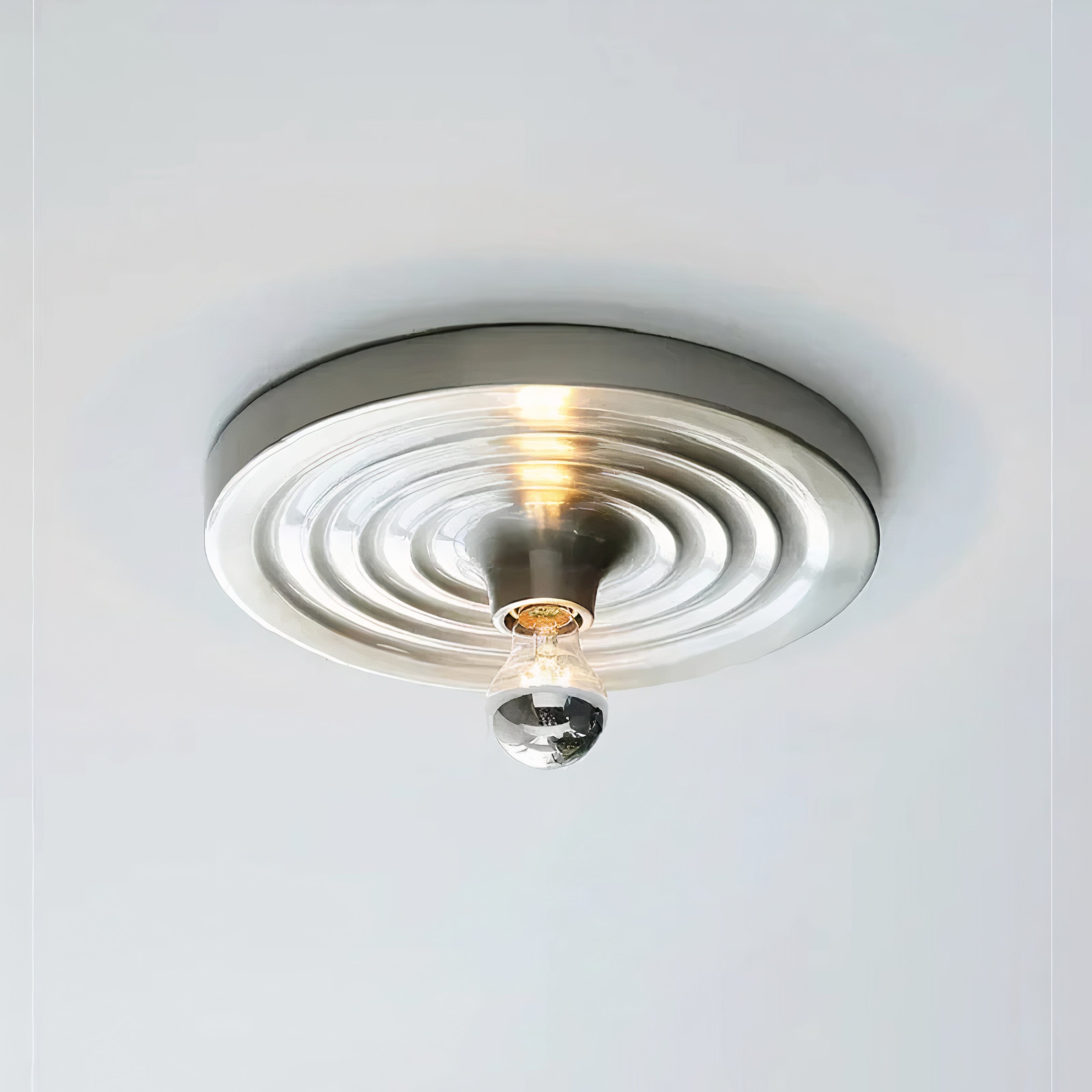 Nordische Retro, Wandlampe rund