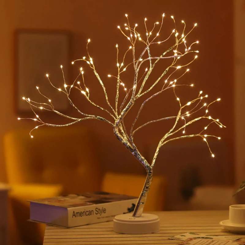 LED Lichterbaum Deko, Baum Lampe warmweiß