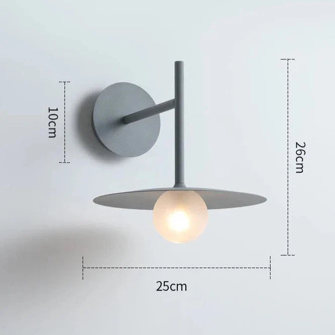 LED Wandleuchte verstellbar, Leselampe Wand schwarz grau weiß