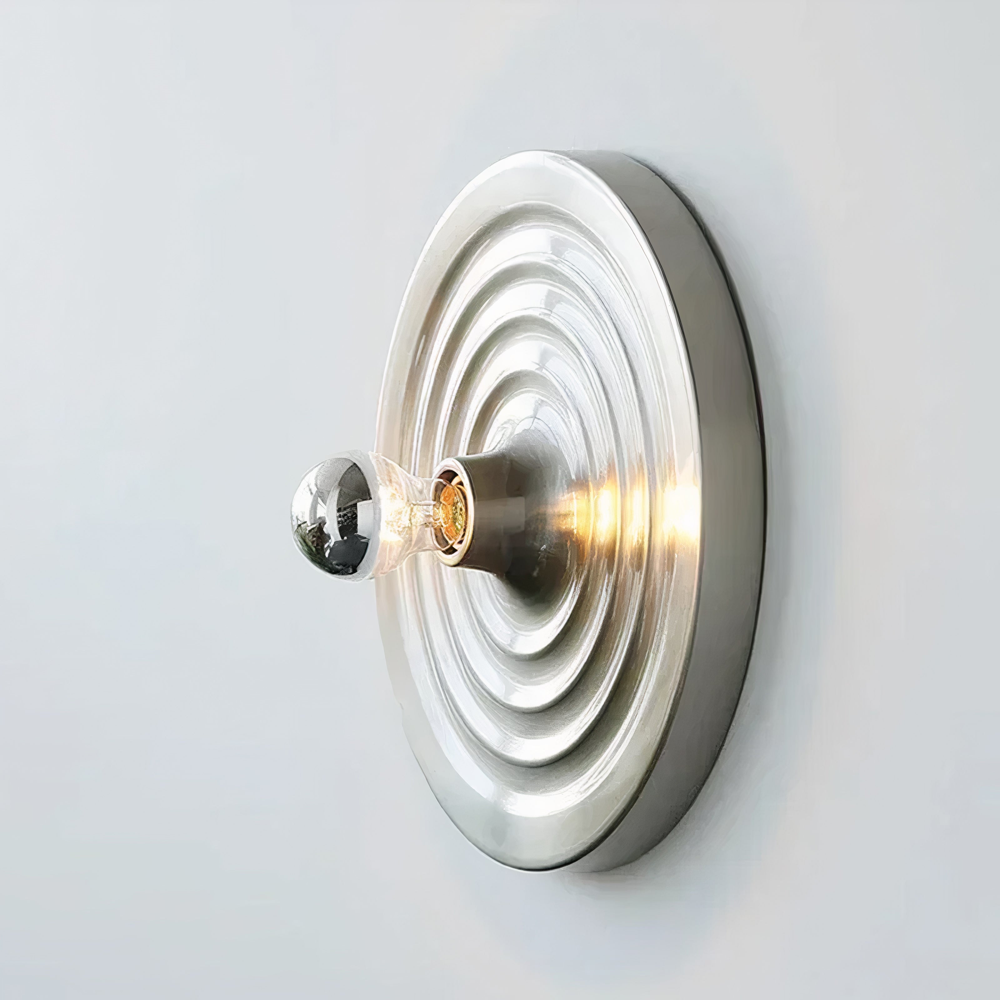 Nordische Retro, Wandlampe rund