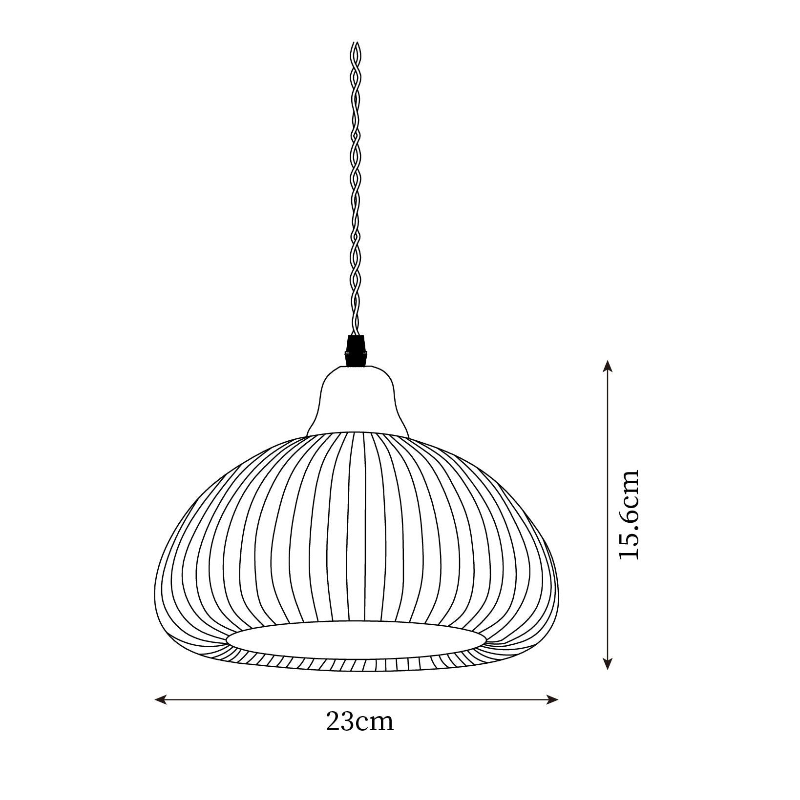 Keramik Pendelleuchte, Handgefertigtes Design Dimmbar E27