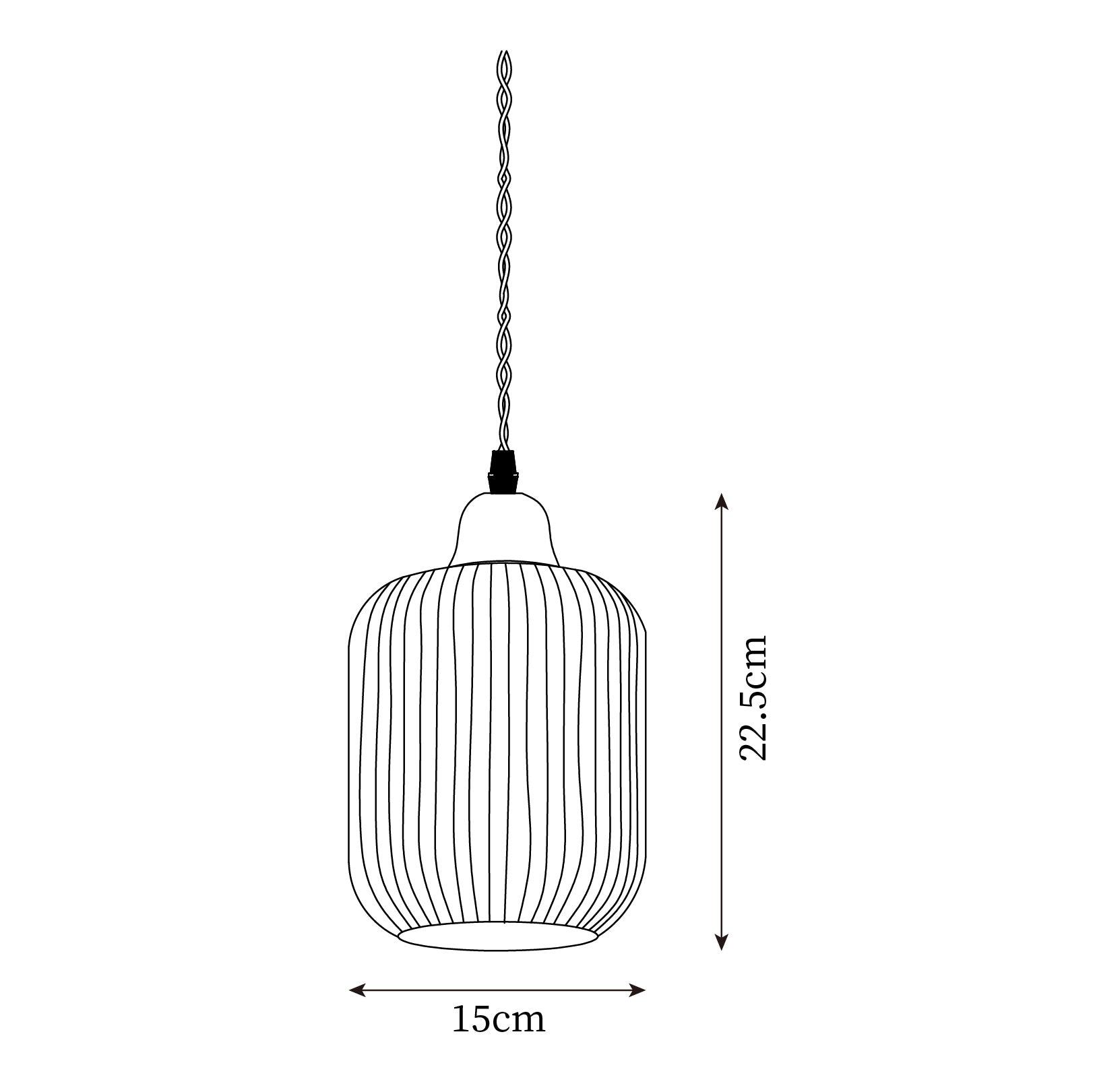 Keramik Pendelleuchte, Handgefertigtes Design Dimmbar E27