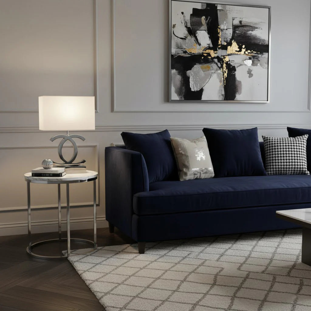 Edelstahl Tischlampe, Modernes Design LED Dimmbar