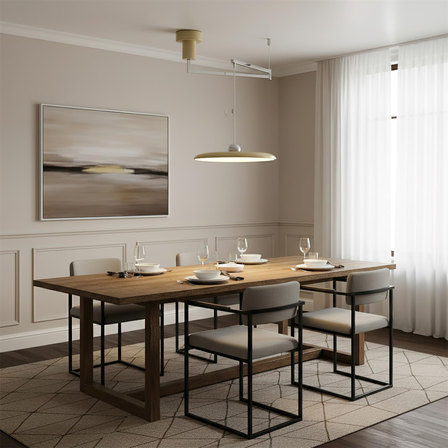 Pendelleuchte Modern, Zeitloses Design Dimmbar E27