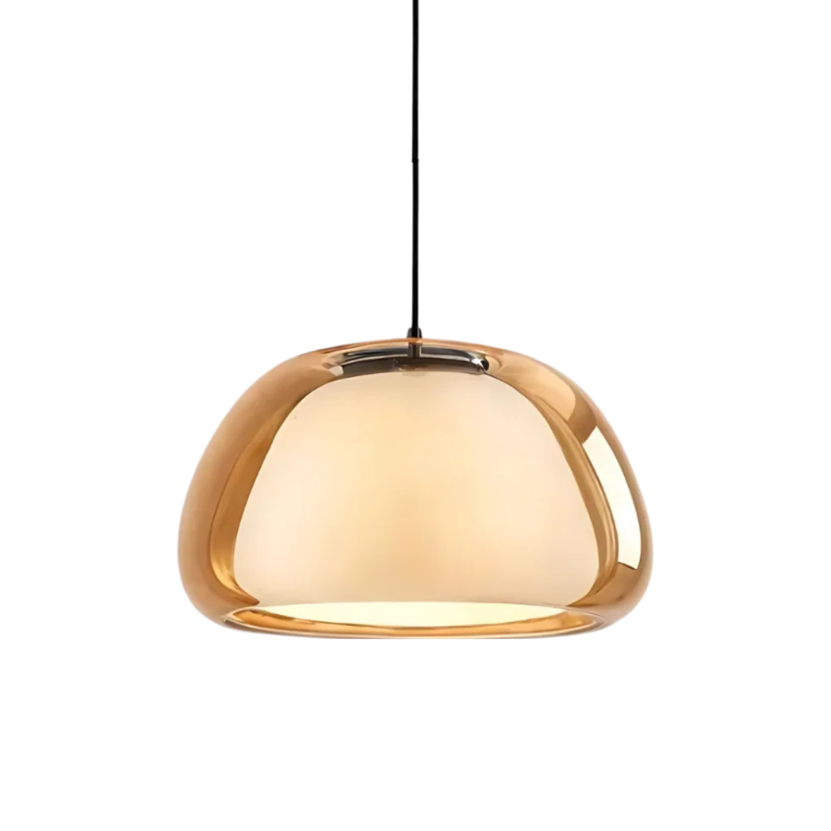 moderne Deckenleuchte – farbiges Glas