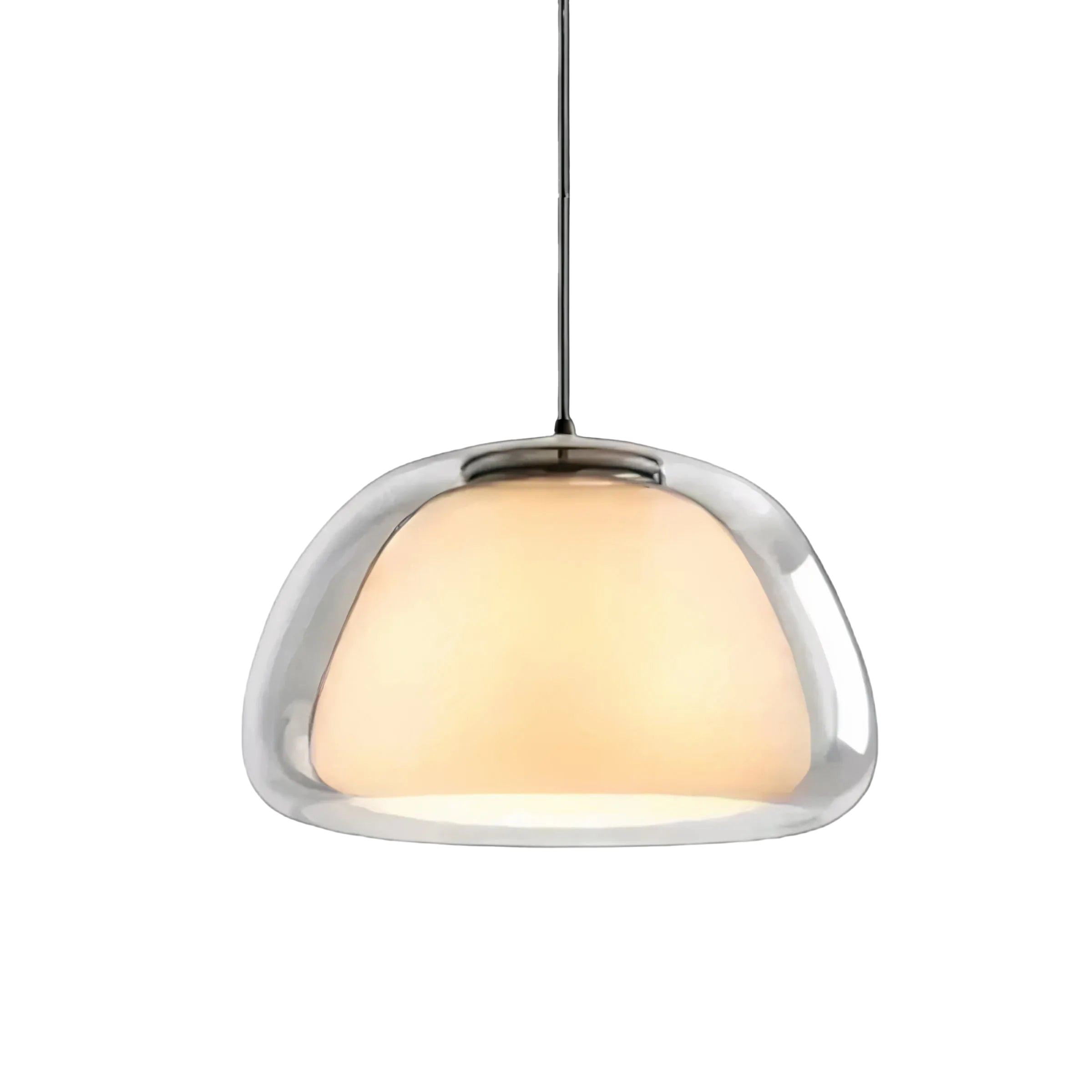 moderne Deckenleuchte – farbiges Glas