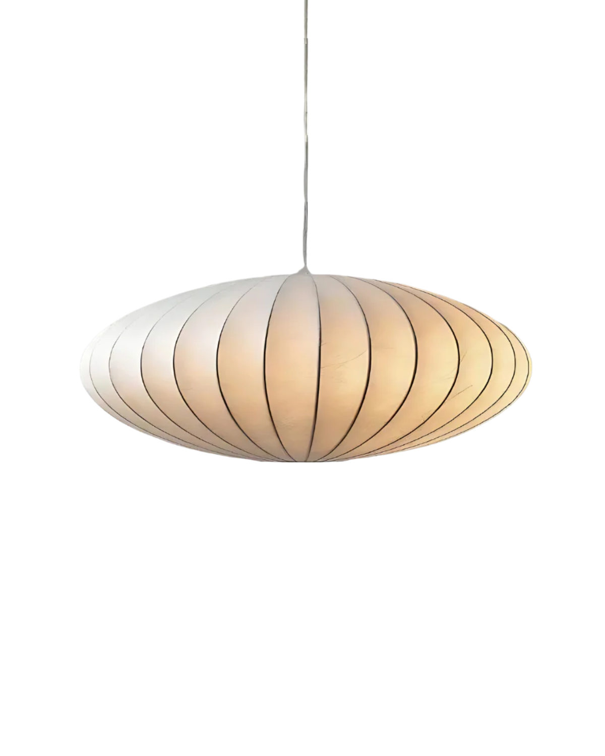 Deckenleuchte aus japanischer Seide