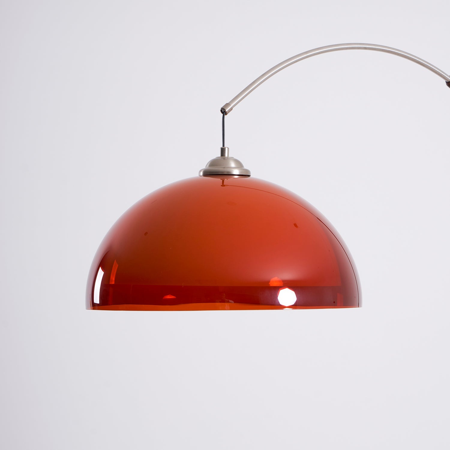 Bogen Stehlampe Holzoptik, Design Stehleuchte Verstellbar E27