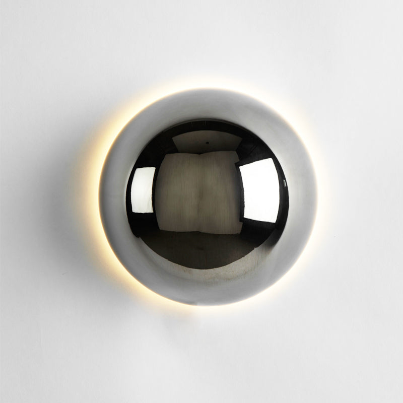 LED Wandleuchte indirekt Chrom, Wandlampe modern