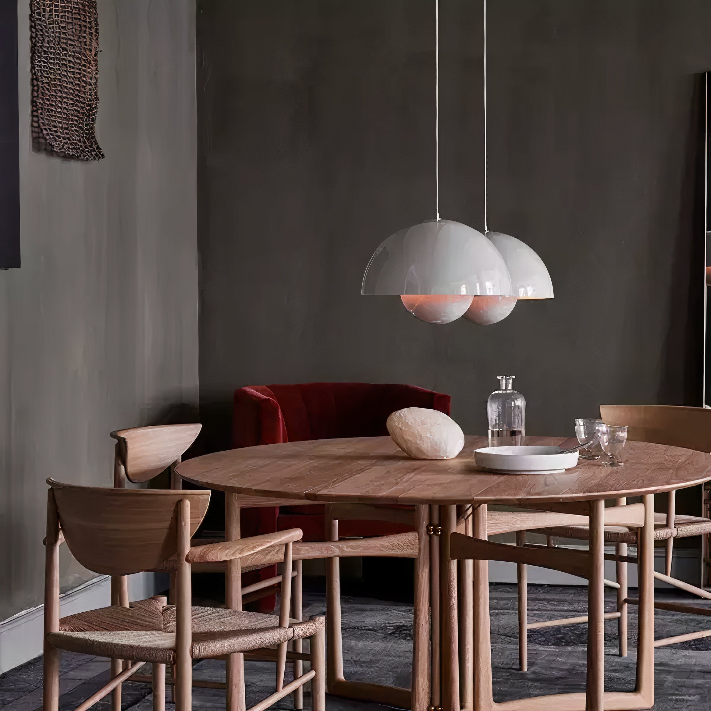 Skandinavische halbkreisförmige Deckenleuchte