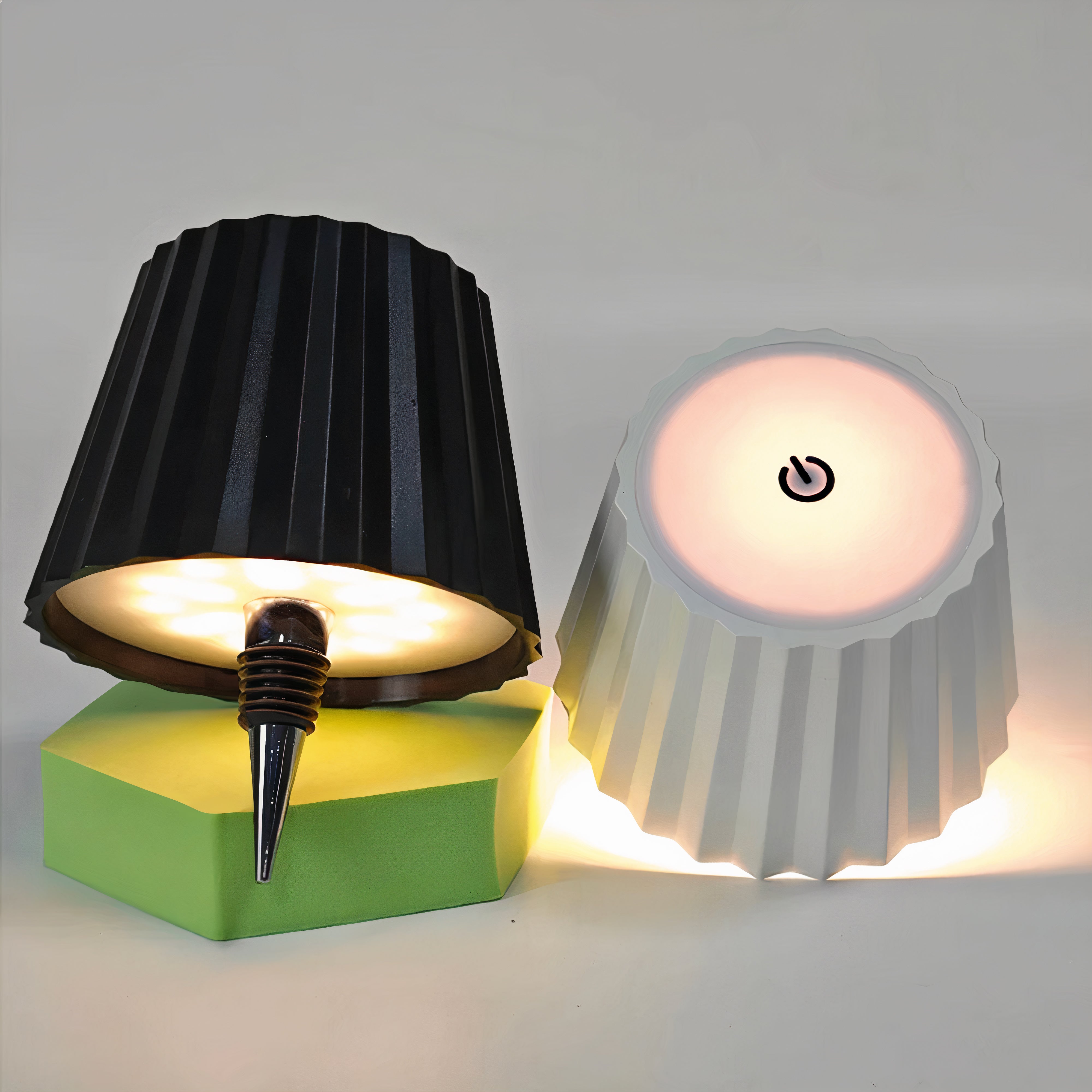 Flaschenlampe LED kabellos, Dimmbare Flaschenleuchte