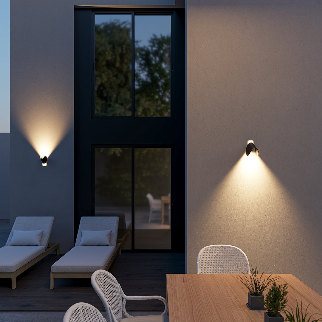 LED Wandleuchte Up Down verstellbar, Moderne Wandlampe