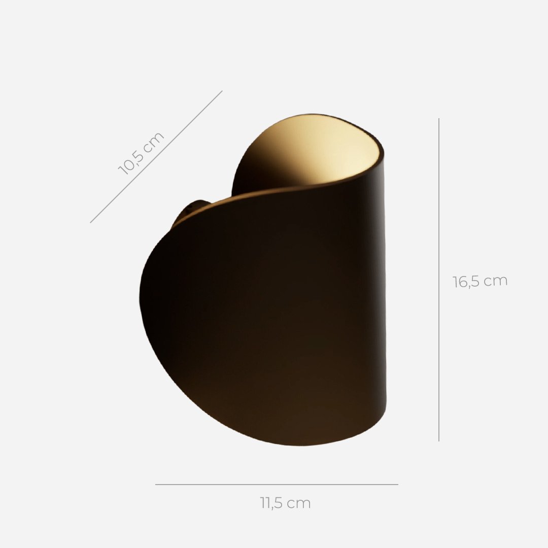 LED Wandleuchte Up Down verstellbar, Moderne Wandlampe