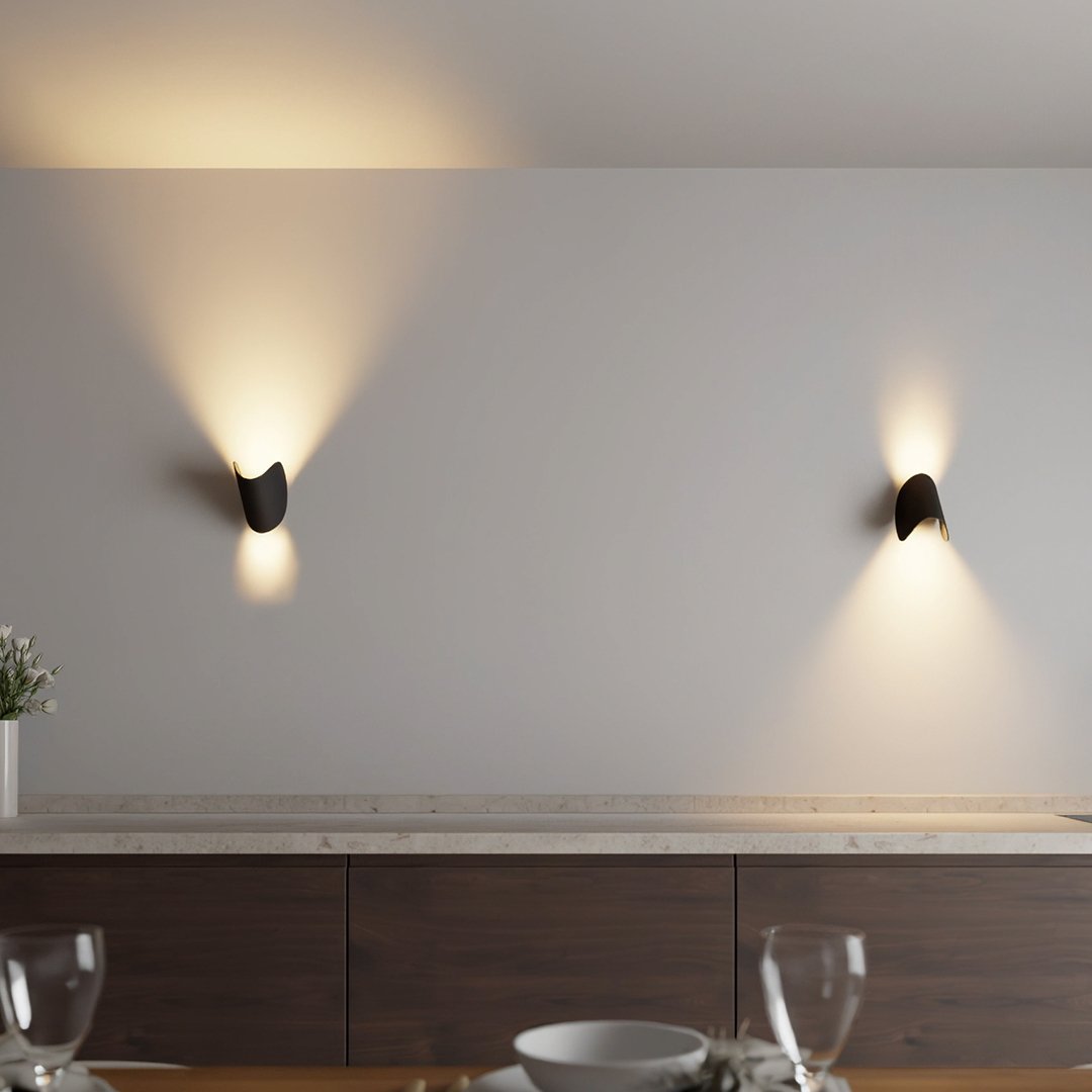 LED Wandleuchte Up Down verstellbar, Moderne Wandlampe
