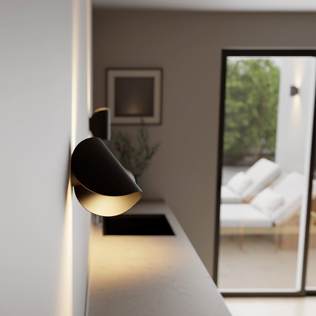 LED Wandleuchte Up Down verstellbar, Moderne Wandlampe