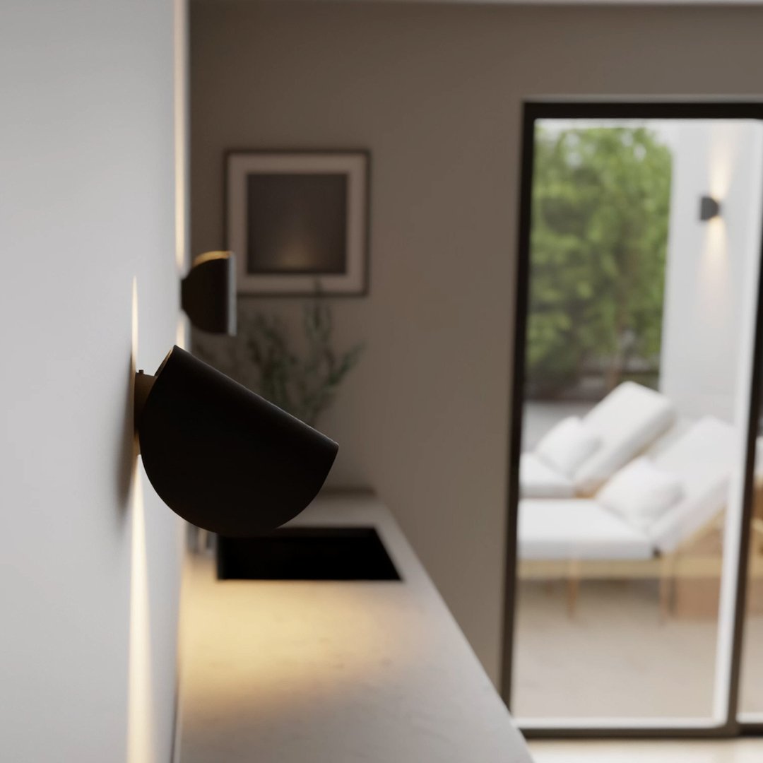 LED Wandleuchte Up Down verstellbar, Moderne Wandlampe