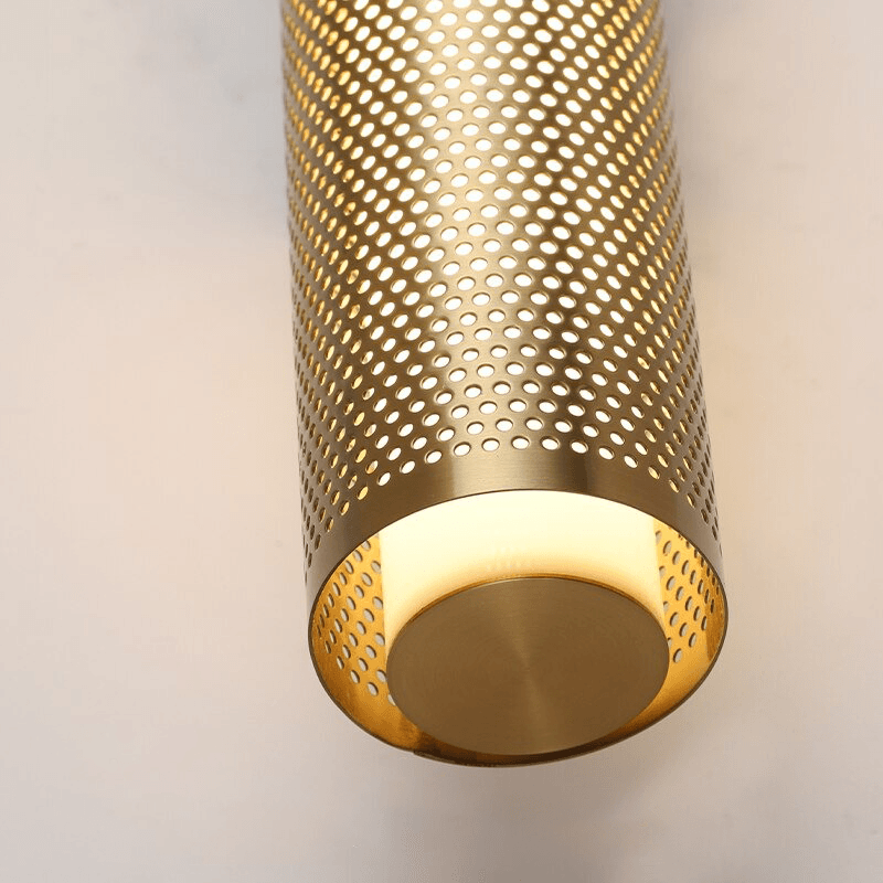Gold Wandleuchte LED, Schlanke Wandlampe modern