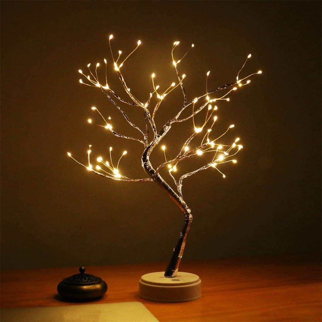 LED Lichterbaum Deko, Baum Lampe warmweiß