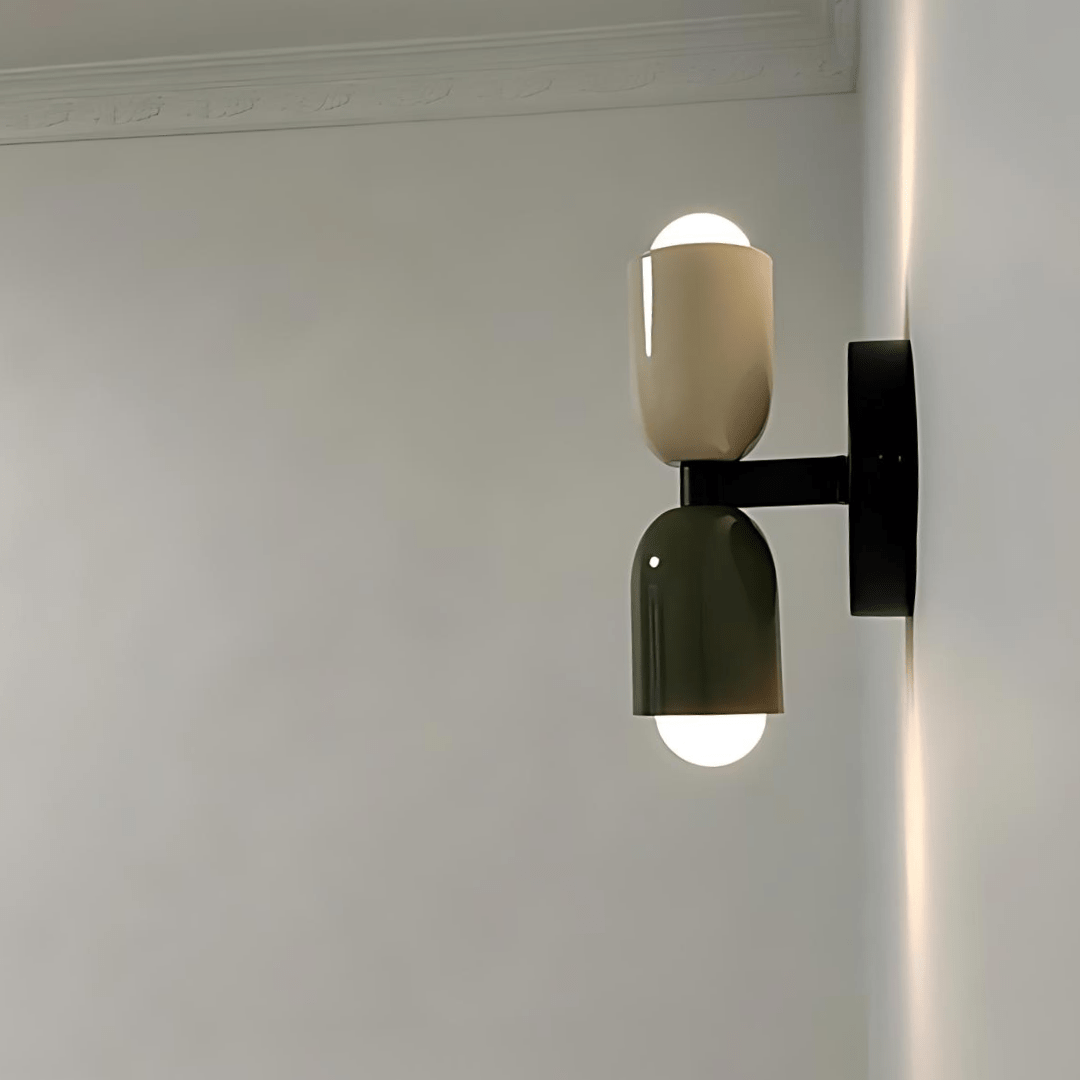 LED Wandleuchte Up Down, Wandlampe warmweiß E27