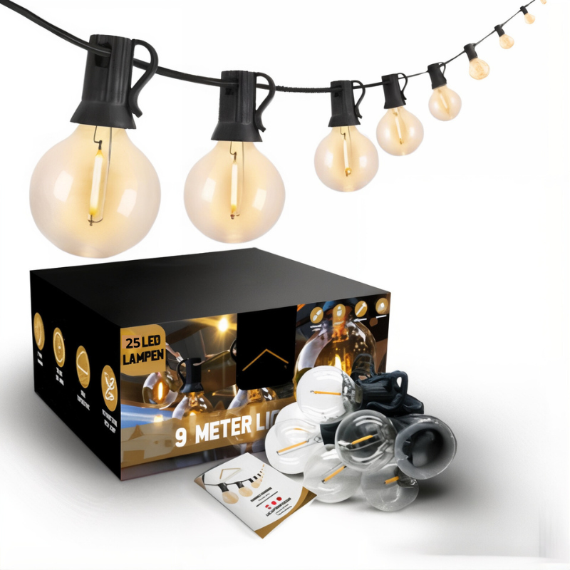 LED Lichterkette außen, Warmweiß erweiterbar