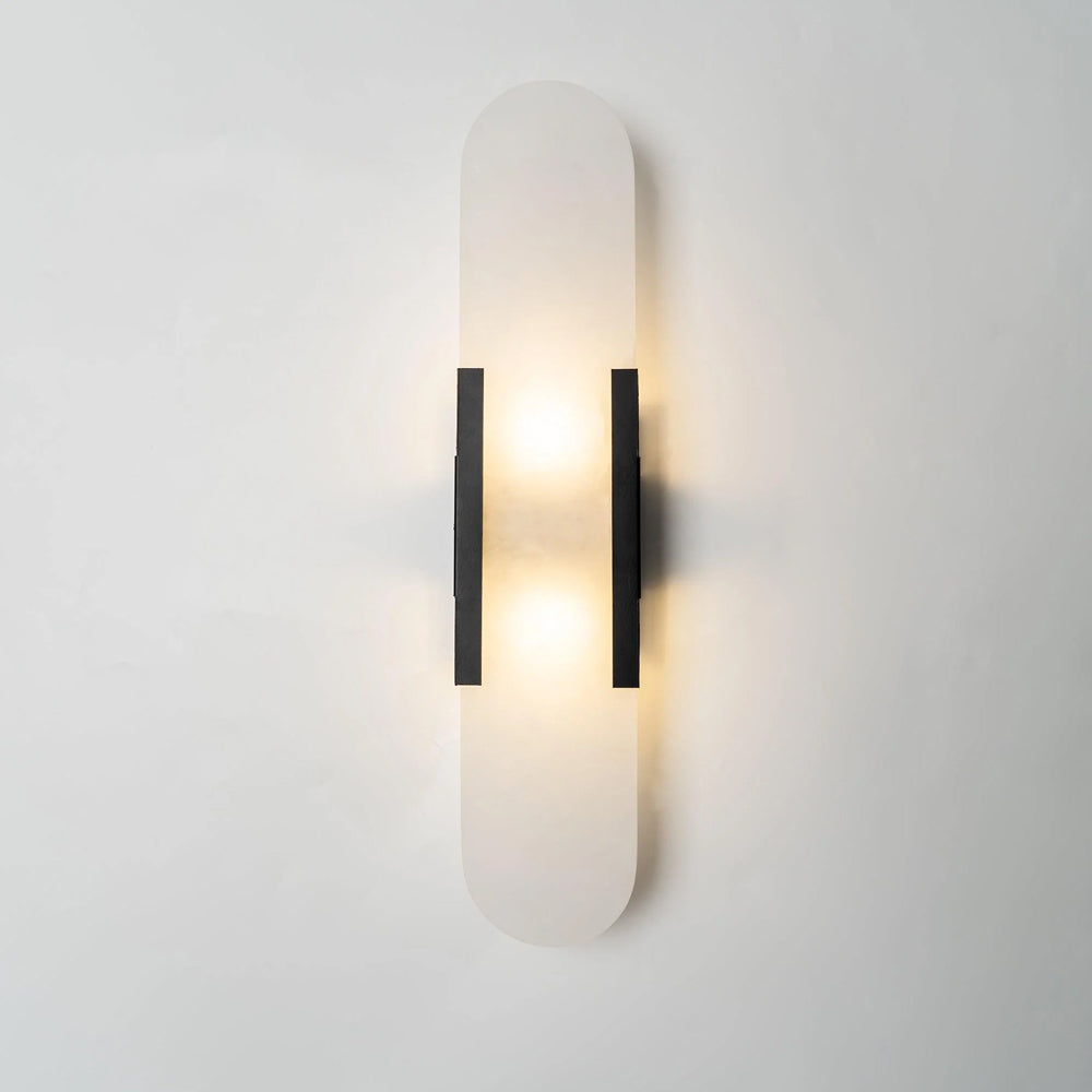 Alabaster Wandlampe Geometrisch, Modernes Design Dimmbar