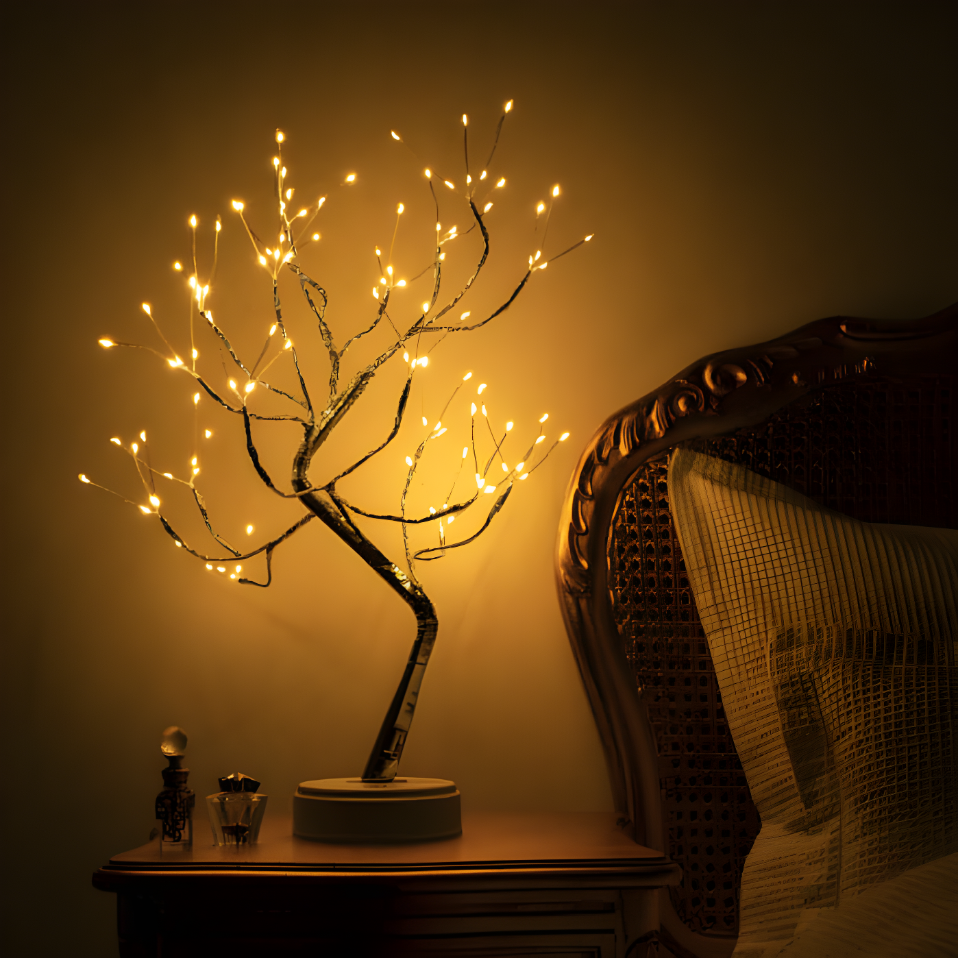 LED Lichterbaum Deko, Baum Lampe warmweiß