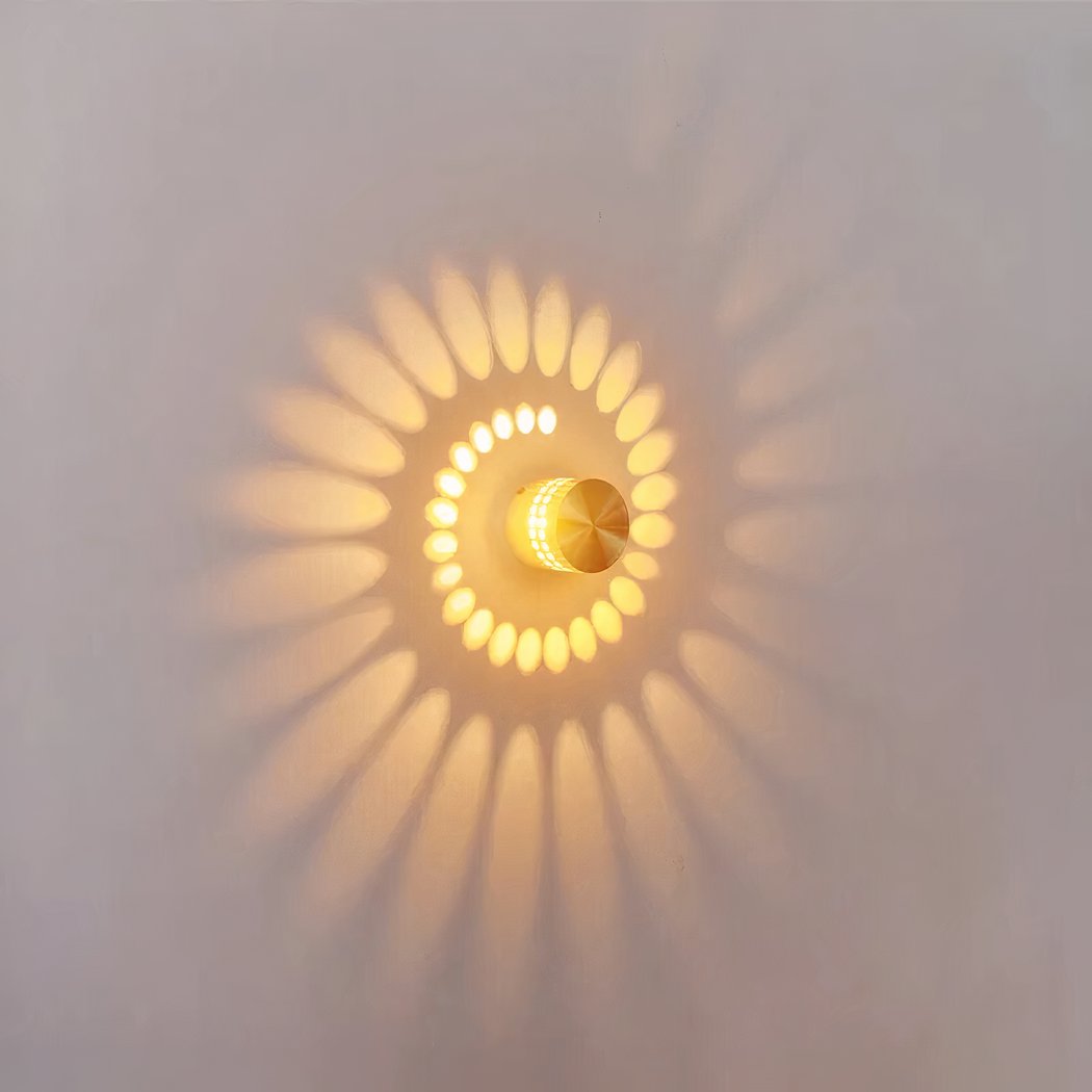 LED Wandlampe Aluminium mit Lichteffekt, Modern & Minimalistisch
