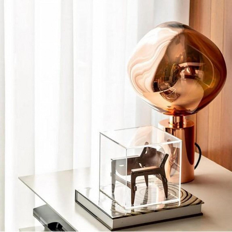 Schmelz Tischlampe E27, Design Tischleuchte modern