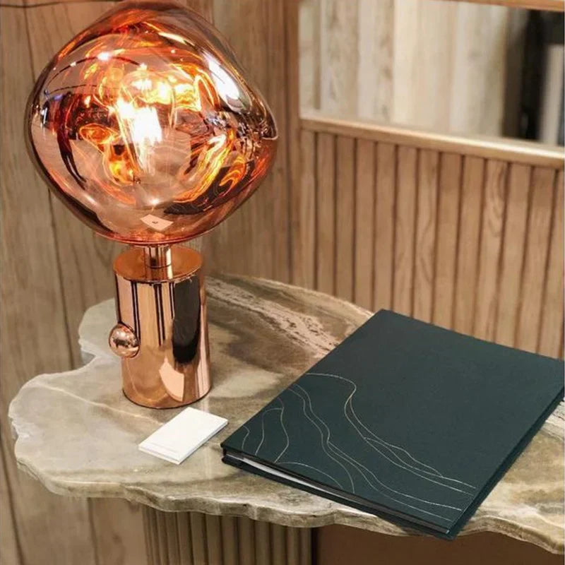 Schmelz Tischlampe E27, Design Tischleuchte modern