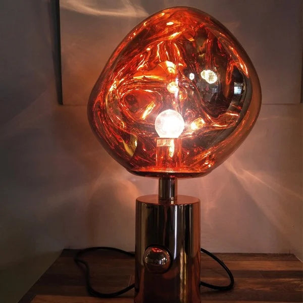 Schmelz Tischlampe E27, Design Tischleuchte modern