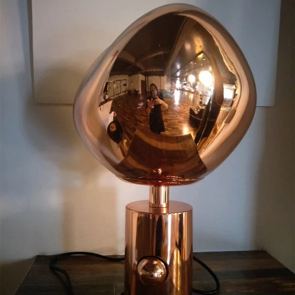 Schmelz Tischlampe E27, Design Tischleuchte modern
