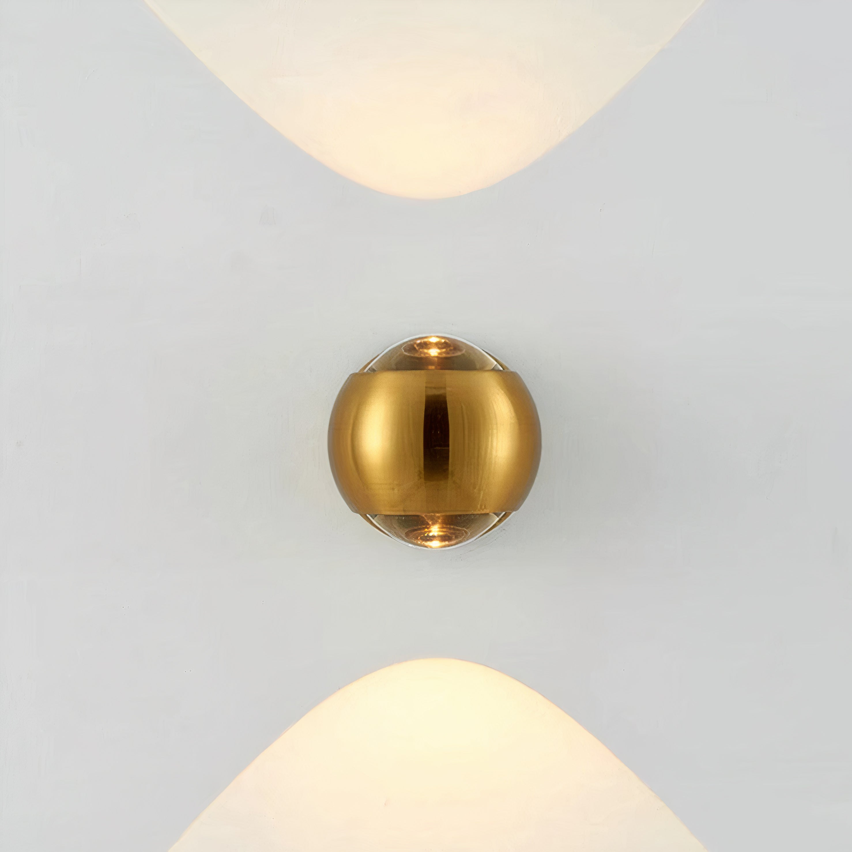 LED Wandleuchte Up Down Drehbar, Moderne Wandlampe Metall Glas G9