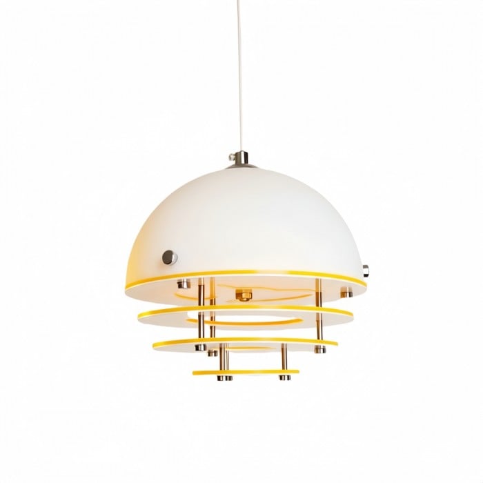 Keramik Wandleuchte Blume, LED Wandlampe rund modern