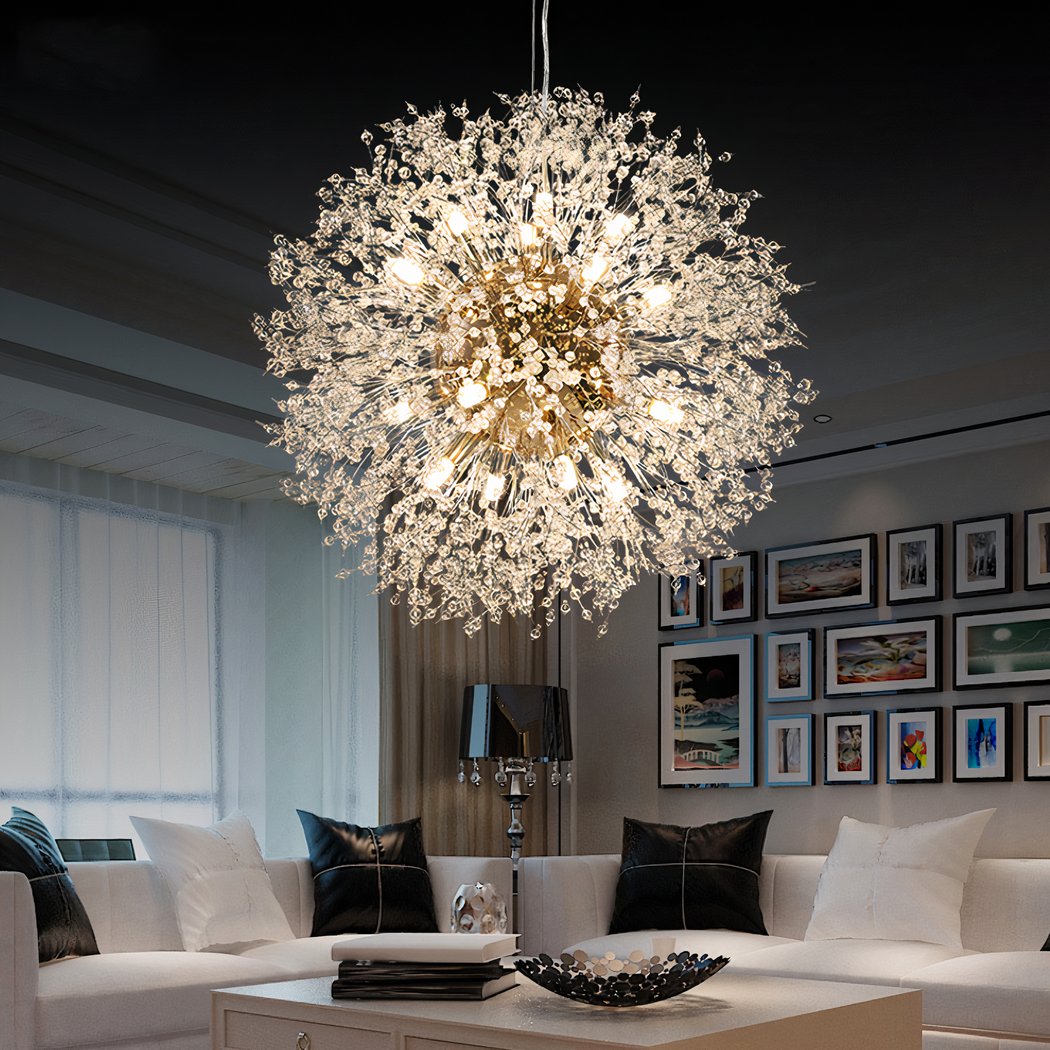 Moderner Kronleuchter Gold, Cluster Design, Skandinavisch, LED