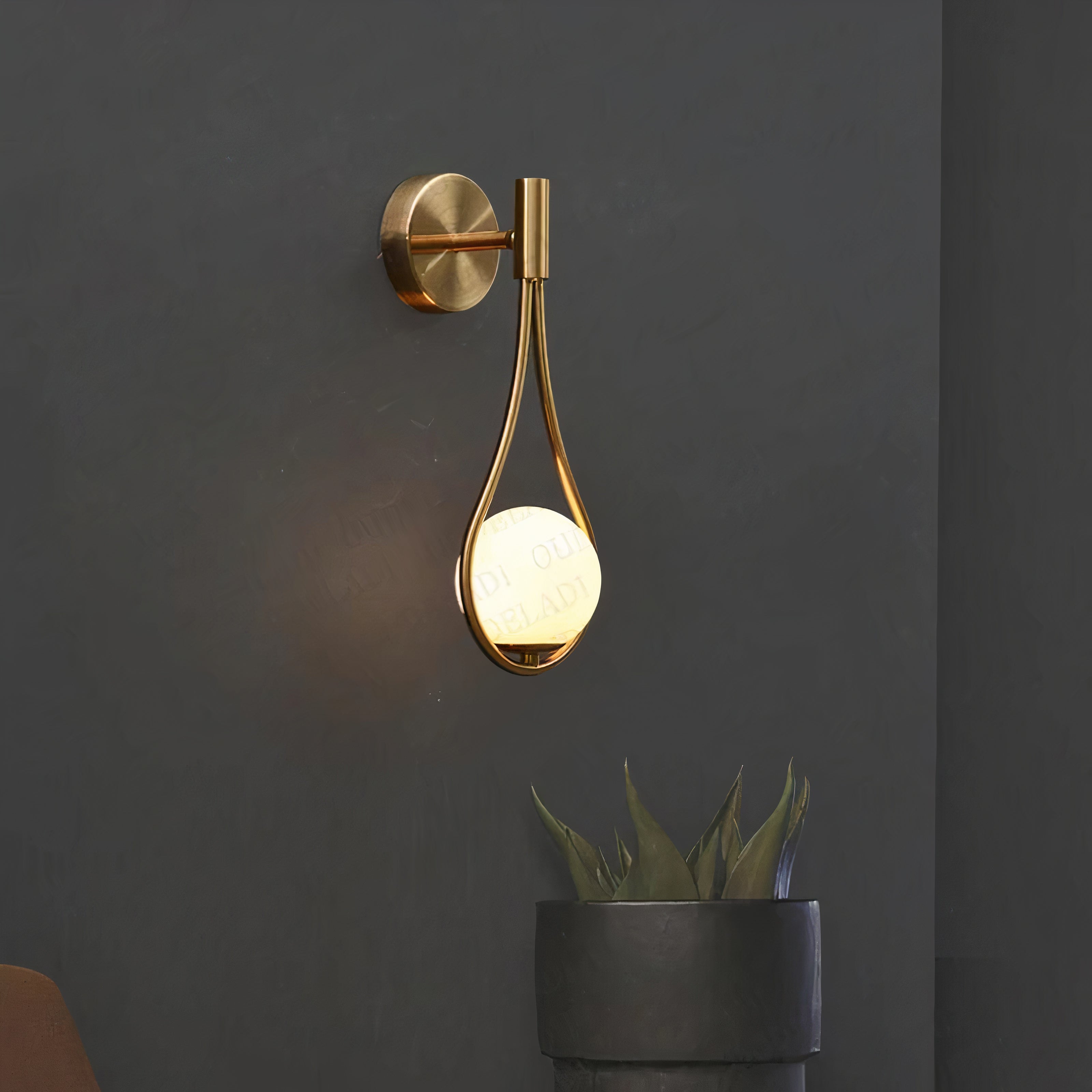 Moderne Wandleuchte im nordischen Stil