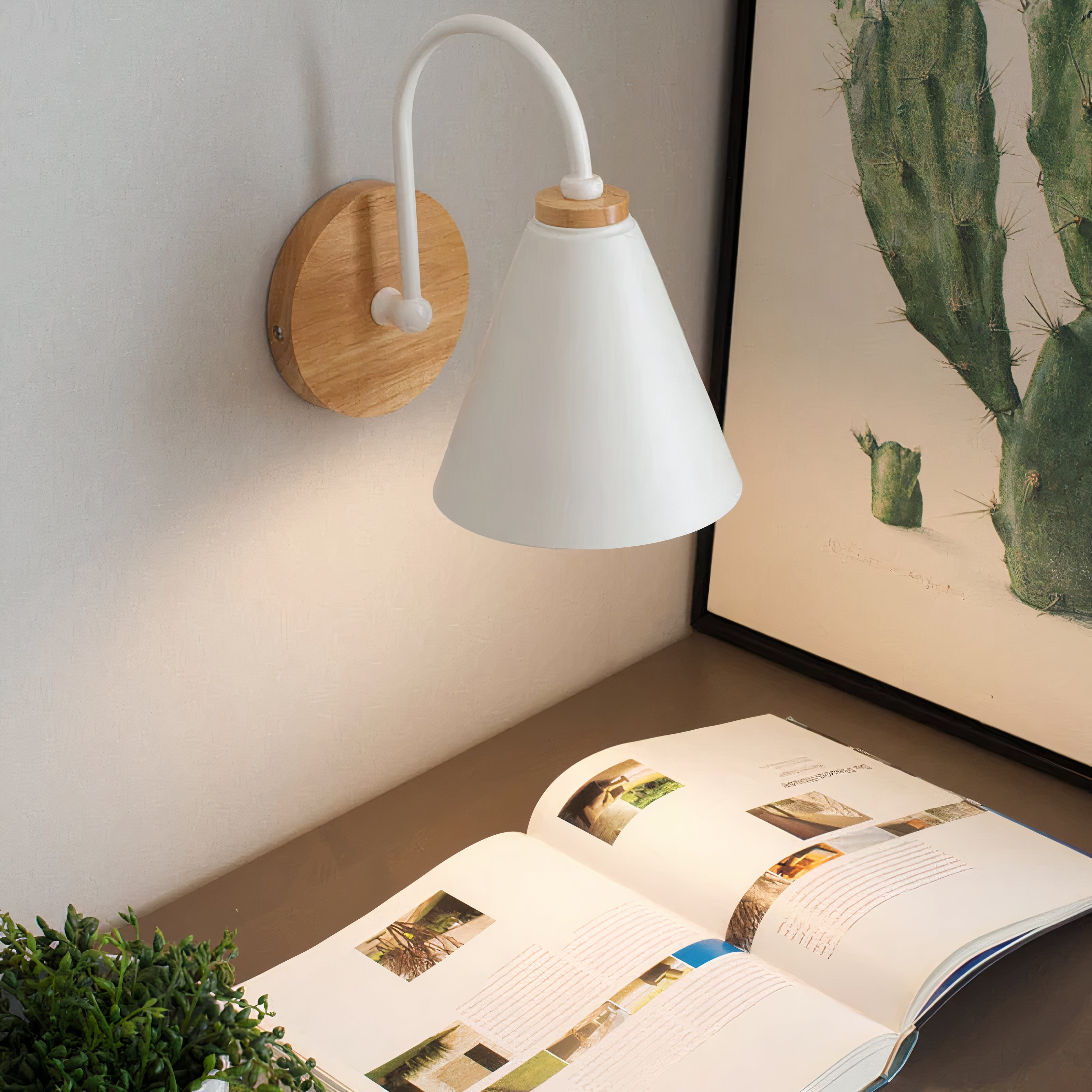 Moderne Wandlampe aus Metall, Nordisches minimalistisches Design