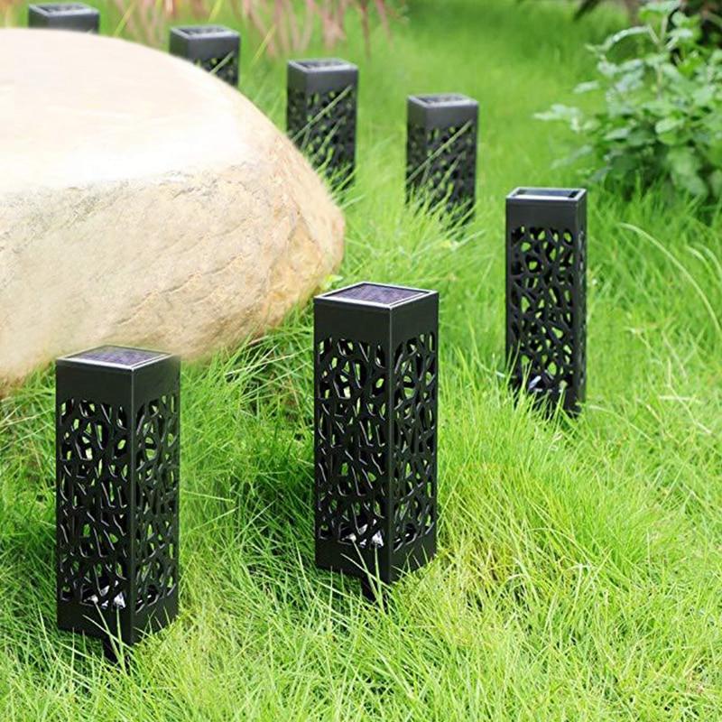 Solarleuchte Garten LED, Warmweiß, mit Dämmerungssensor, Wetterfest