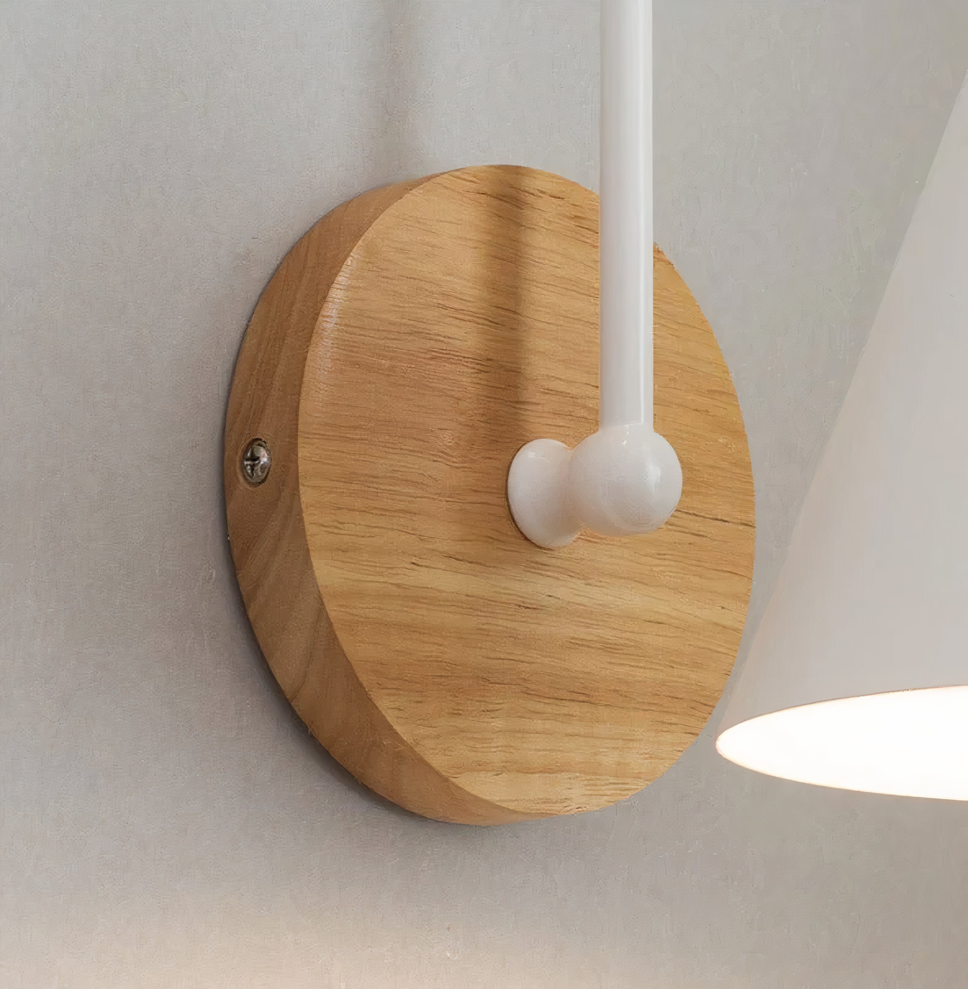 Moderne Wandlampe aus Metall, Nordisches minimalistisches Design