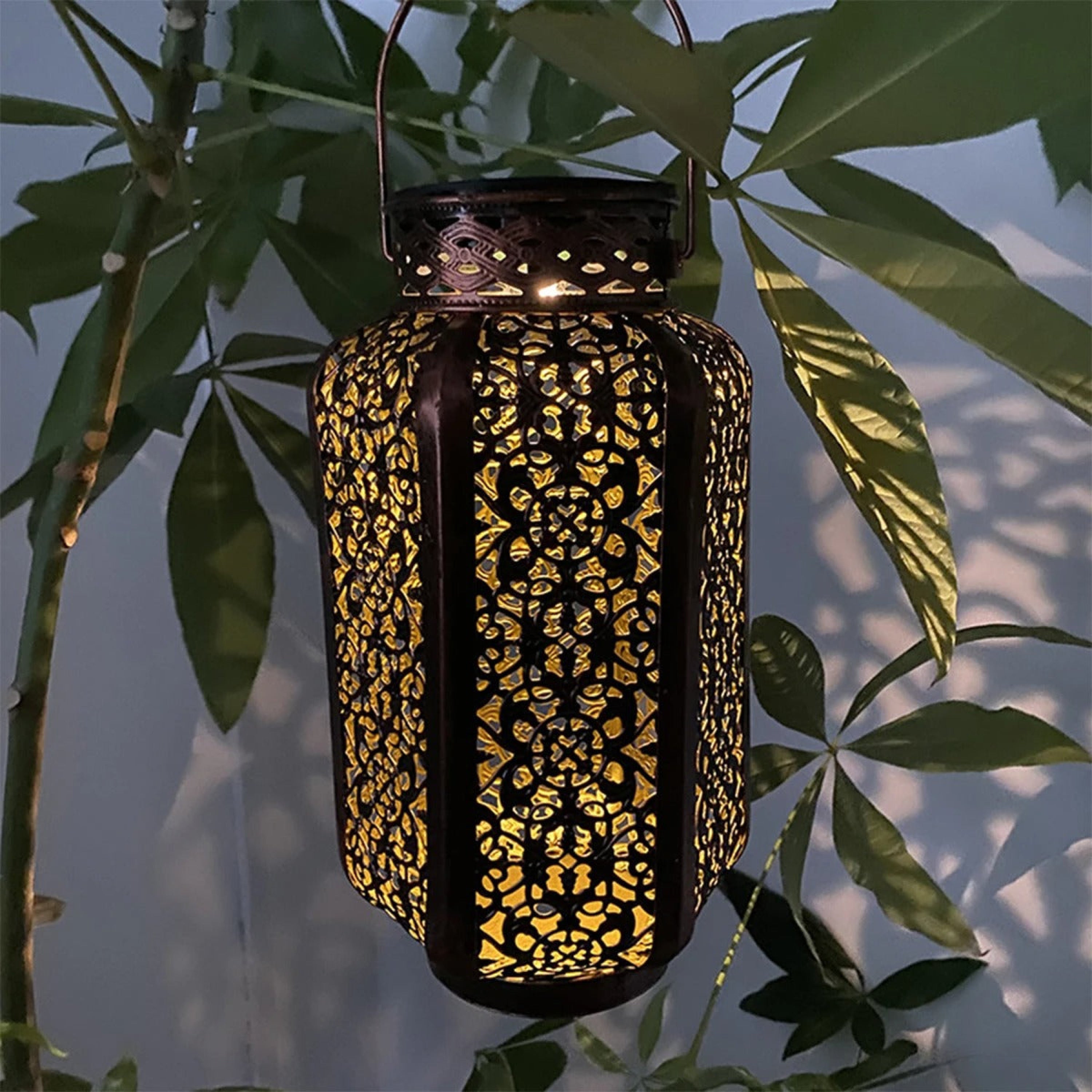 Solar Laterne Kugel, LED Außenlaterne Garten