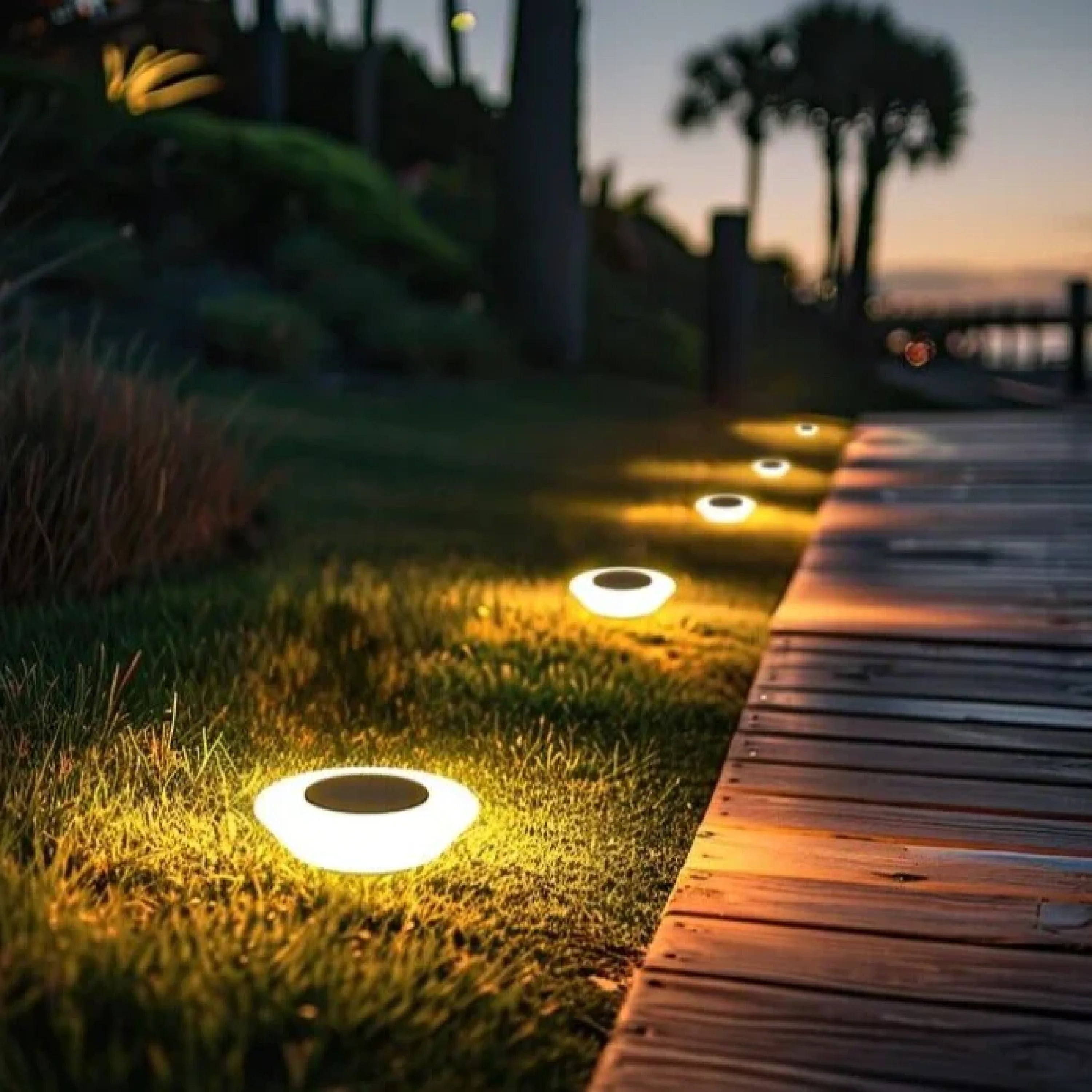 LED Solarleuchten Garten, Wegeleuchten außen IP65