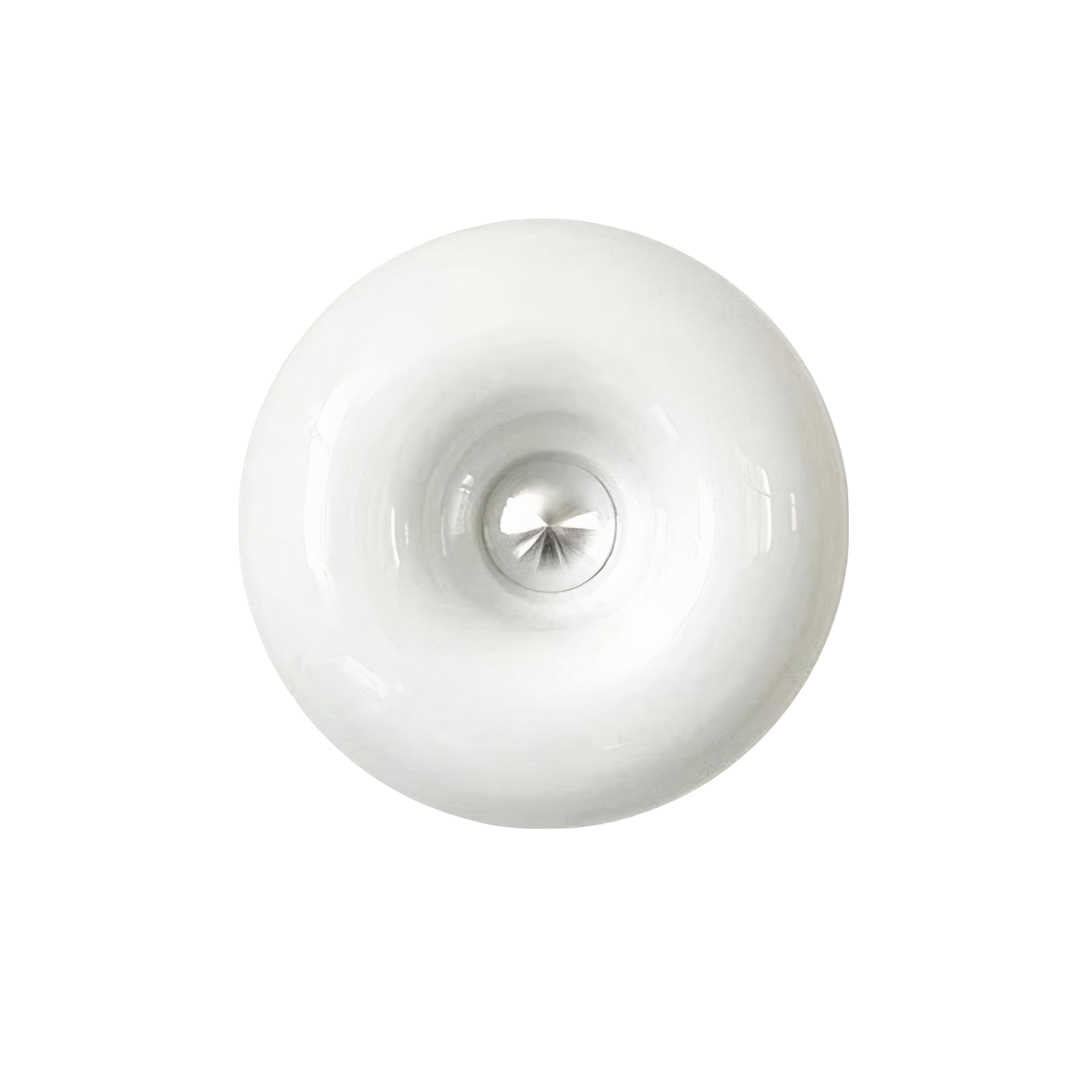 Bauhaus Tischlampe LED dimmbar, Glas Ring Tischleuchte