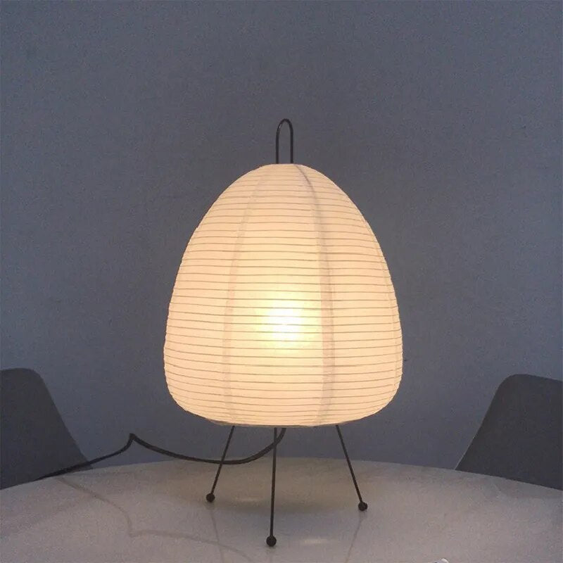 Reispapier Tischlampe, Japanische Papierlampe